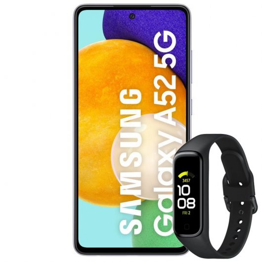 Samsung Pack Galaxy A52 256Gb 6,5'' Branco + Galaxy Fit 2 Preta
