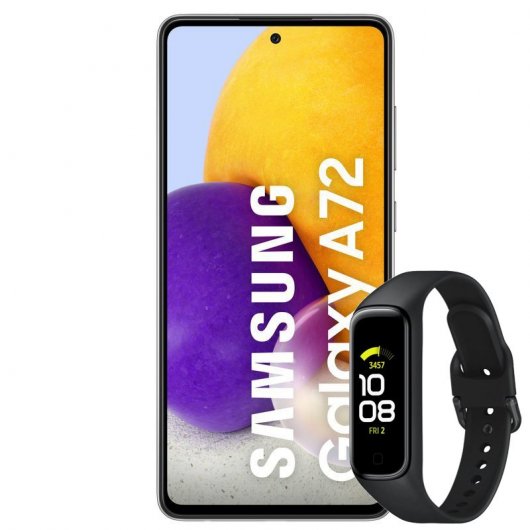 Samsung Pack Galaxy A72 128Gb 6,7'' Preto + Galaxy Fit 2 Preta