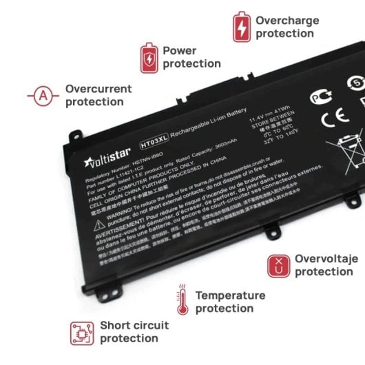 Bateria Voltistar para HP 14-CE 14-CF 14-CK 14-CM 14-DG 14-DF HT03XL