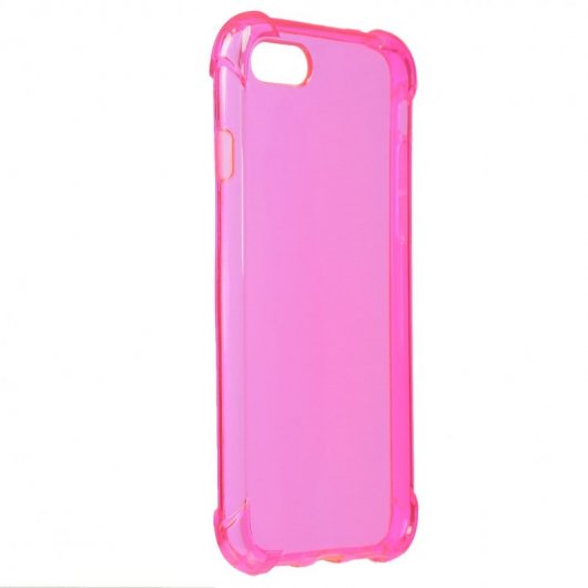 Funda Silicona Fluorescente Rosa para iPhone 8