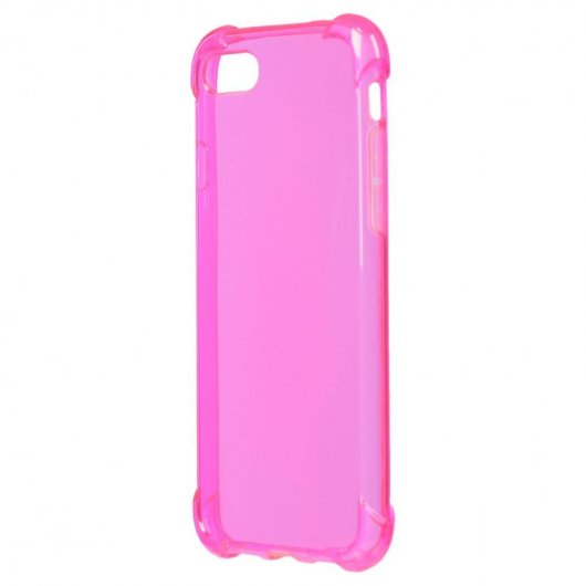 Funda Silicona Fluorescente Rosa para iPhone 8