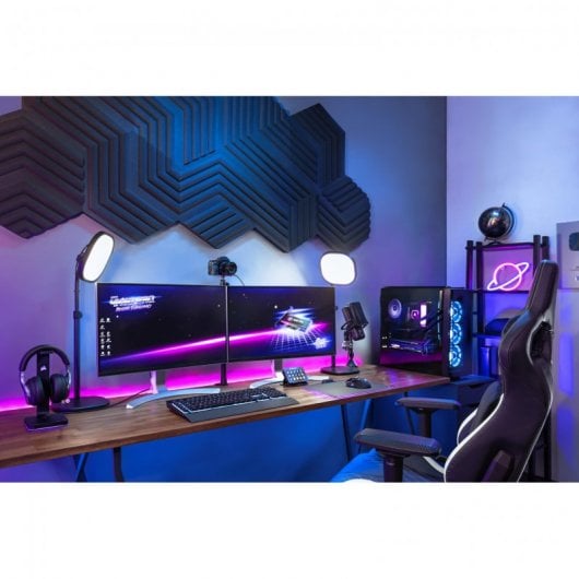 Corsair Wave Panels Starter Set 6 Panneaux Mousse Traitement Acoustique Bleu