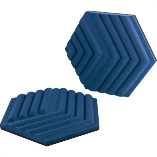 Corsair Wave Panels Starter Set 6 Panneaux Mousse Traitement Acoustique Bleu