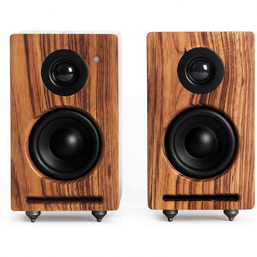 Röth & Myers Twin Altavoces WiFi/Blueetoh 70W Madera de Zebrano