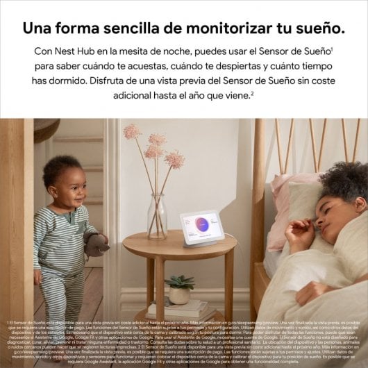 Google Nest Hub 2º Geração Coluna Inteligente e Assistente com Tela Giz