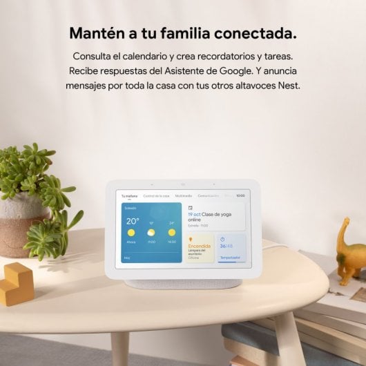 Altoparlante intelligente e assistente Google Nest Hub di seconda generazione con schermo a gesso