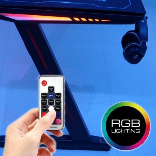 UnicView Mesa Gaming 140x60cm Negra