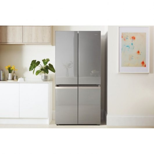 Haier HTF-540DGG7 Frigorífico Americano F Acero Inoxidable