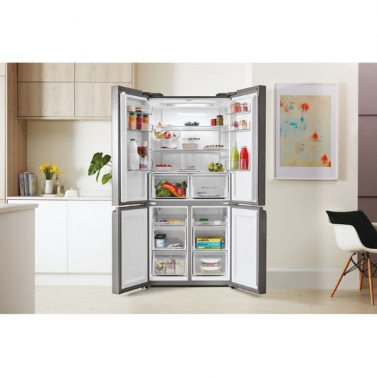 Haier HTF-540DGG7 Frigorífico Americano F Acero Inoxidable