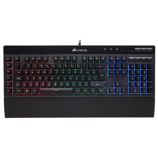 Corsair Harpoon RGB Pro Ratón Gaming 12000DPI + K55 Teclado USB RGB + ALFROMBRILLA MM100