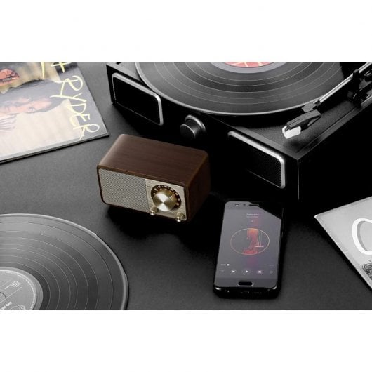 Sangean WR-7 Radio Portátil Bluetooth Madera