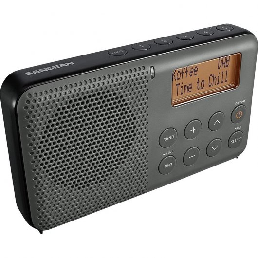 Radio portative grise Sangean DPR-64