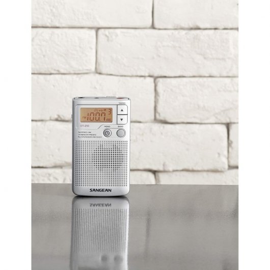 Sangean DT-250 Tragbares Radio, silber