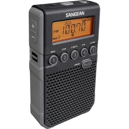 Sangean DT-800 Radio Portátil Negro