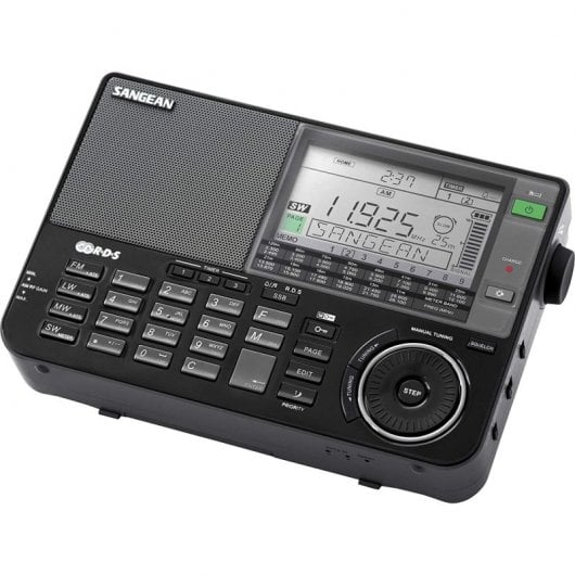 Sangean ATS-909X Radio Portátil con Alarma Negro