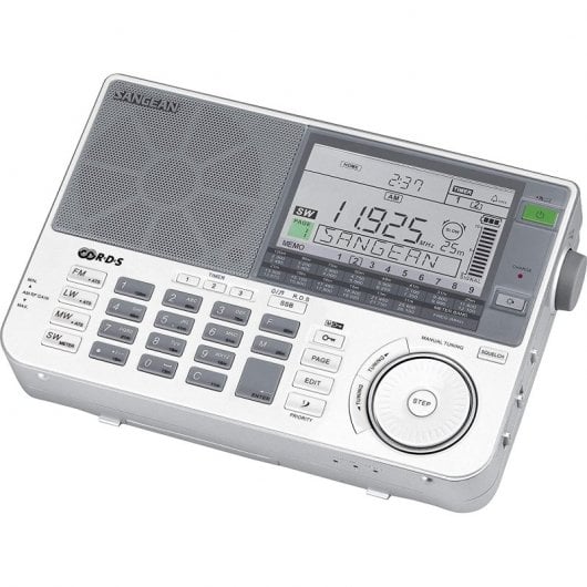 Sangean ATS-909 X Radio Portátil con Alarma Blanco