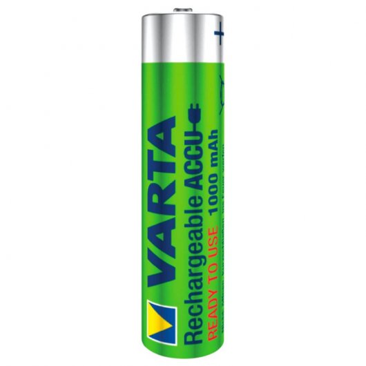 Varta 2 Packs de 4 Pilas Recargables 1000 mAh AAA
