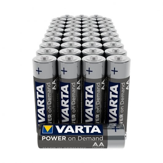 Varta Power On Demand Packs de 40 Pilas Alcalinas AA LR6