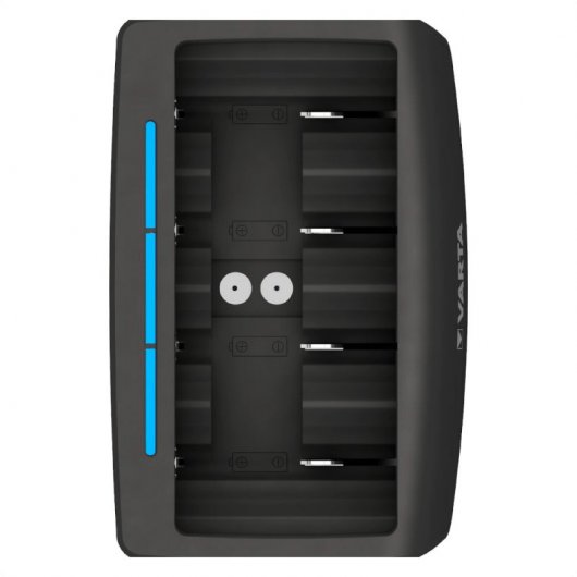 Varta Pack Cargador de Pilas Recargables + 4 Pilas AAA + 4 Pilas AA