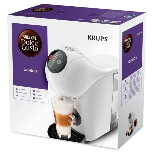 Macchina da caffè a capsule Dolce Gusto Krups Genio S Basic 0,8 L 15 bar Bianca