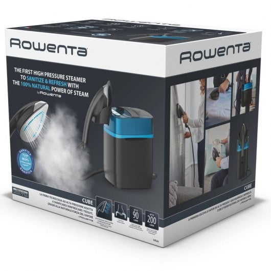 Rowenta UR2020D1 ferro da stiro a caldaia 2170 W 1,1 L Acciaio inossidabile Nero, Blu