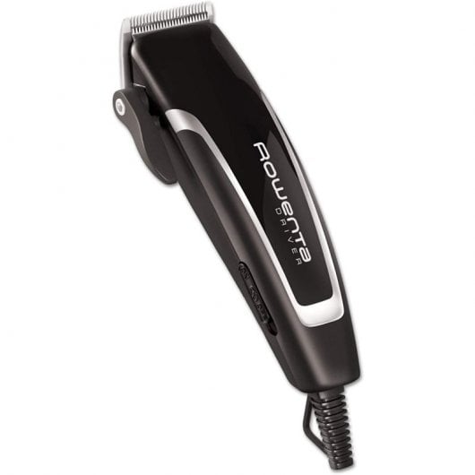 Rowenta TN1603 Driver, Tagliacapelli, Lame in acciaio Inox, Lame progettate per durare 15 anni, 4 pettini fissi, 15 impostazioni da 1 a 12 mm, Nero
