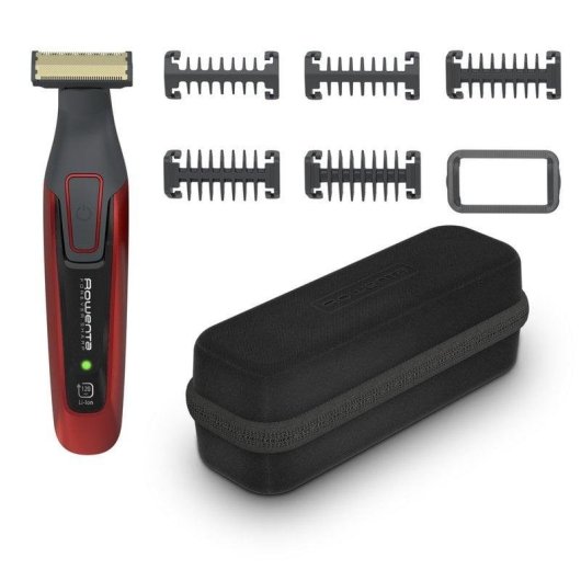 Máquina de Cortar Cabelo Rowenta Forever Sharp Comfort Sem Fio 6 Comprimentos 120min 5 Pentes À Prova de Água