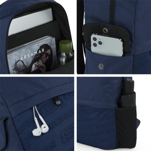 Skechers Santa Clara Mochila para Portátil hasta 15.6" Azul Insignia