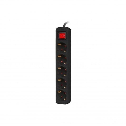 Multiprise Lanberg PS1-05F-0150-BK 5 prises avec protection et interrupteur 1,5 m noir