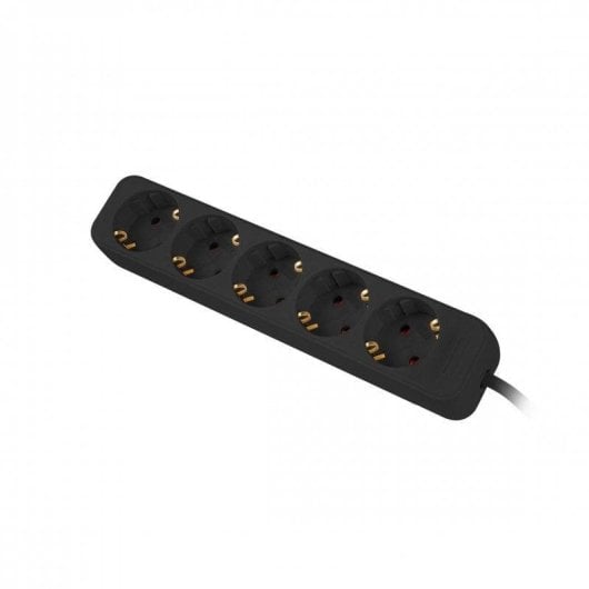 Multiprise Lanberg PS0-05F-0150-BK 5 prises Protection enfant 1,5 m Noir