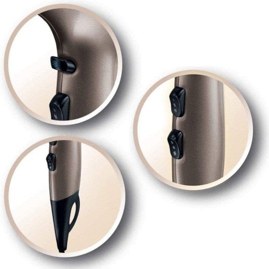 Sèche-cheveux Ionique avec Diffuseur Remington Keratin Protect AC8002 2200W 3 Températures 2 Vitesses Gris