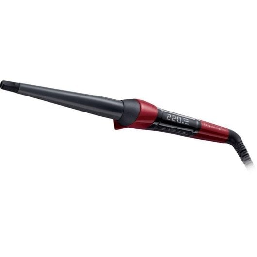 Konischer Lockenstab Remington Silk CI96W1 Keramik 13-25 mm 120-220°C 11 Stufen mit Zubehör Rot