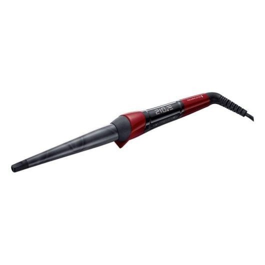 Konischer Lockenstab Remington Silk CI96W1 Keramik 13-25 mm 120-220°C 11 Stufen mit Zubehör Rot