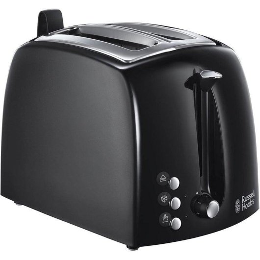 Russell Hobbs 22601-56 broodrooster 2 brede lange sleuven 850 W zwart