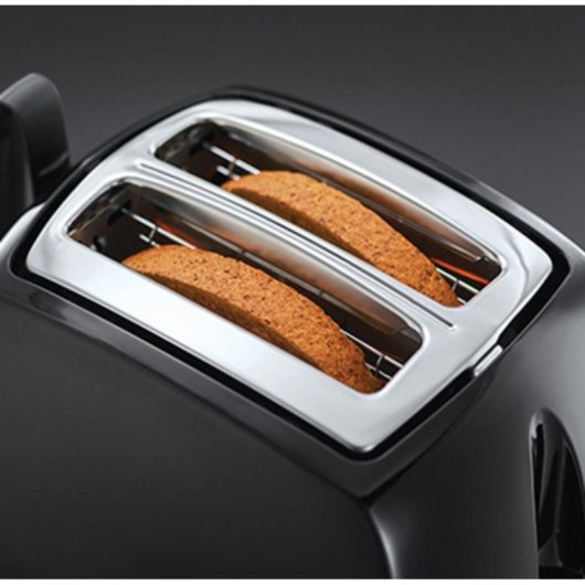 Russell Hobbs 22601-56 broodrooster 2 brede lange sleuven 850 W zwart