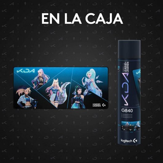 Logitech G840XL LOL K/DA Alfombrilla Gaming