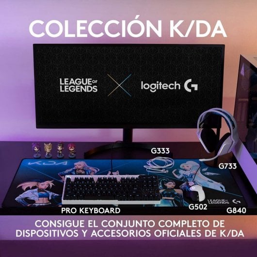 Logitech G502 HERO LOL K/DA Ratón Gaming