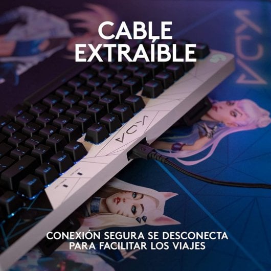 Logitech G Pro LOL K DA Teclado Mecânico RGB Layout US
