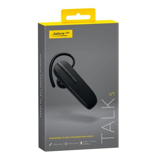Jabra Talk 5 Auricular Bluetooth Negro Reacondicionado