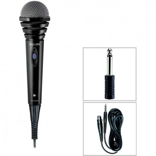Philips SBCMD110 Micrófono Dinámico para Karaoke
