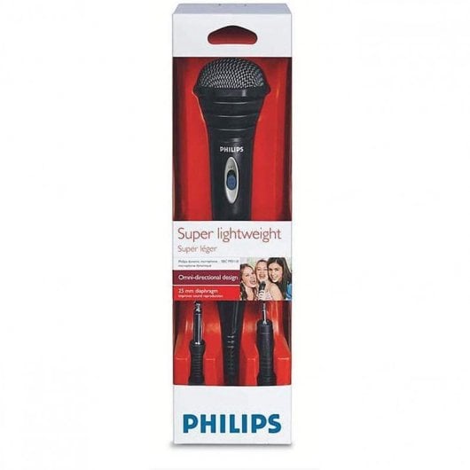 Philips SBCMD110 Micrófono Dinámico para Karaoke