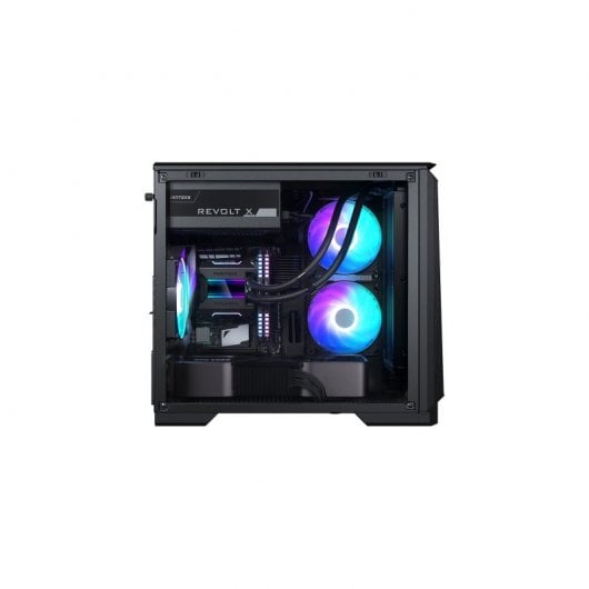 Phanteks ECLIPSE P200A D-RGB Cristal Templado USB 3.0 Negra