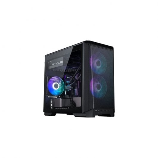 Phanteks ECLIPSE P200A D-RGB Cristal Templado USB 3.0 Negra