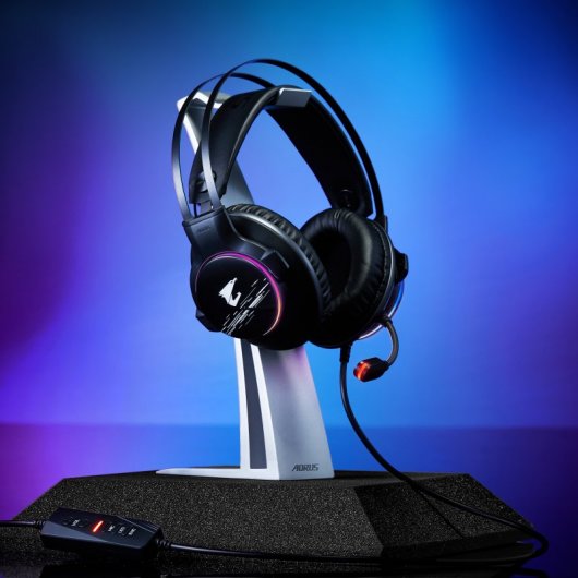 Gigabyte Aorus H1 Auriculares Gaming 7.1 Negros