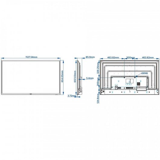 Philips  50BFL2114/12  50" LED UltraHD 4K Hotel