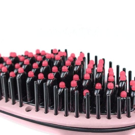 Prancha de Cabelo Cerâmica Turmalina PostQuam Cepillo Alisador 230ºC Visor Iónica Preto