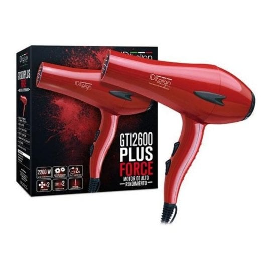 Sèche-cheveux Professionnel PostQuam GTI 2600 Force Plus 2400W 3 Températures 2 Vitesses Rouge