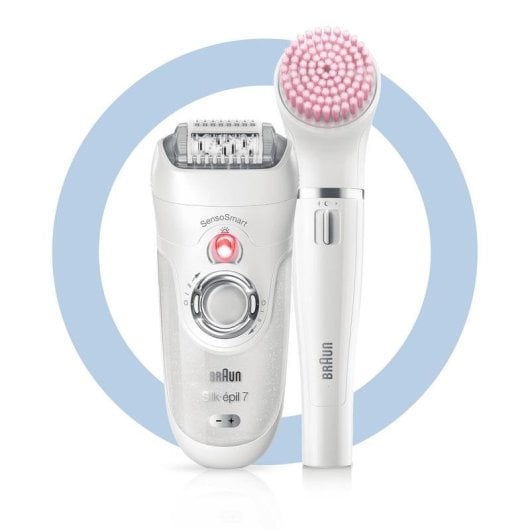 Depiladora Elétrica Braun Silk-épil Beauty Set 7/775 sem Fios 2 Velocidades Wet & Dry