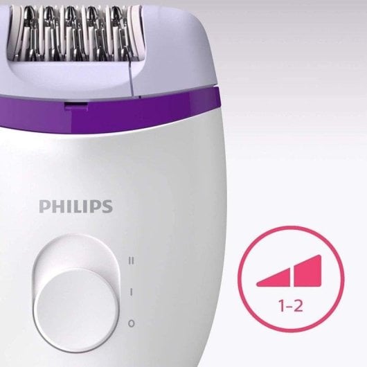Depiladora Eléctrica Philips Satinelle Essential BRE225/00 Com Fio 2 Velocidades Compacta