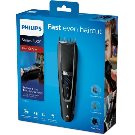 Tondeuse à cheveux sans fil Philips Hairclipper Series 5000